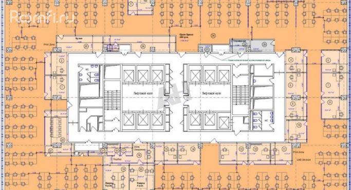 Аренда офиса 1744 м², Профсоюзная улица - фото 2