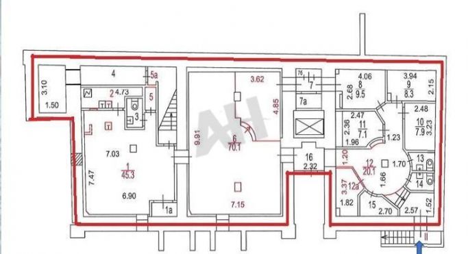 Аренда помещения свободного назначения 70 м², улица Арбат - фото 2