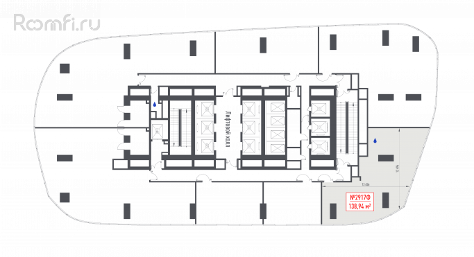 Продажа офиса 138.9 м², 1-й Красногвардейский проезд - фото 2