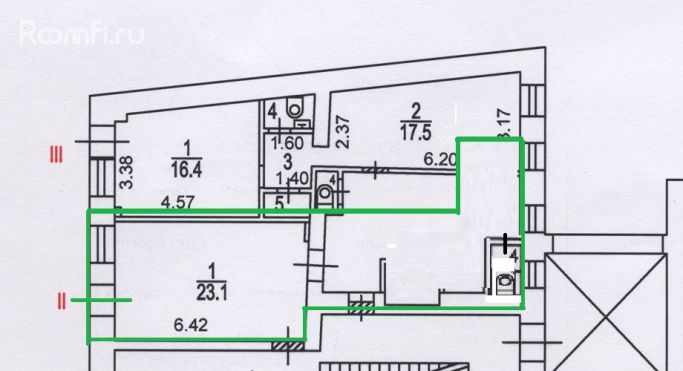 Аренда торгового помещения 43.1 м², улица Красная Пресня - фото 1