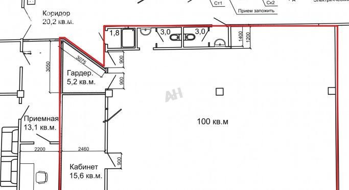 Аренда офиса 250 м², Новоясеневский проспект - фото 2