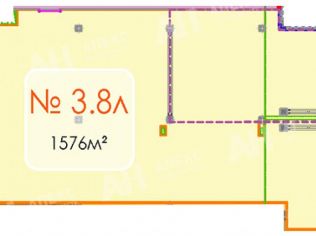 Продажа помещения свободного назначения 1576 м²