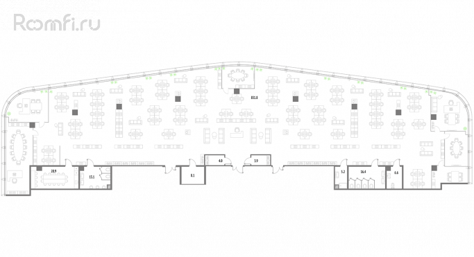 Продажа офиса 910 м² - фото 1