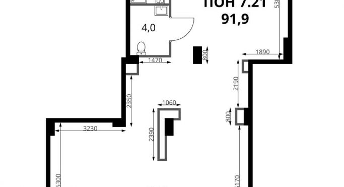Продажа помещения свободного назначения 91.9 м² - фото 1