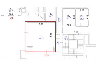 Аренда торгового помещения 40.6 м²