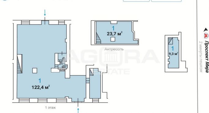 Аренда торгового помещения 155.4 м², проспект Мира - фото 3