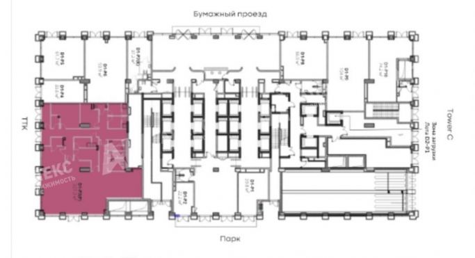 Продажа помещения свободного назначения 327 м², Бумажный проезд - фото 2