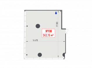 Продажа офиса 243.2 м²