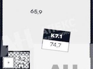 Продажа помещения свободного назначения 75 м²