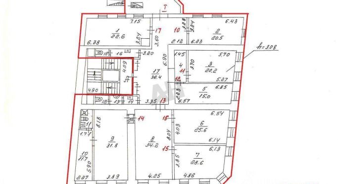 Аренда офиса 279 м², Верхняя Радищевская улица - фото 2