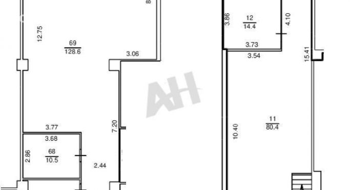 Аренда офиса 318 м², Краснопролетарская улица - фото 2