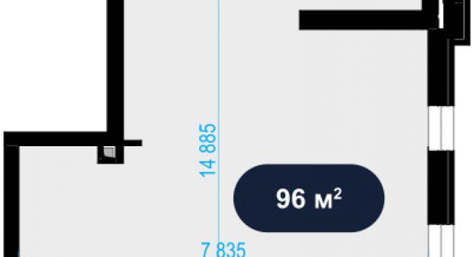 Аренда помещения свободного назначения 96 м², улица Генерала Глаголева - фото 2