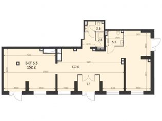Продажа помещения свободного назначения 109.3 м²