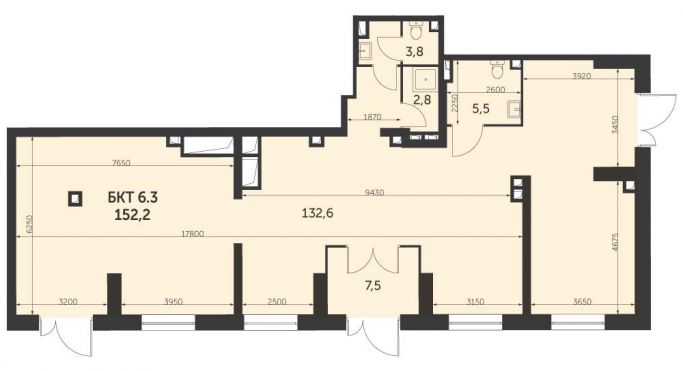 Продажа помещения свободного назначения 109.3 м², улица Вильгельма Пика - фото 1