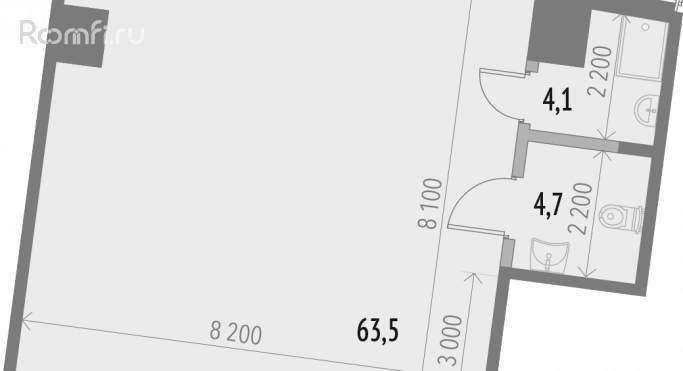 Аренда помещения свободного назначения 81.2 м² - фото 4