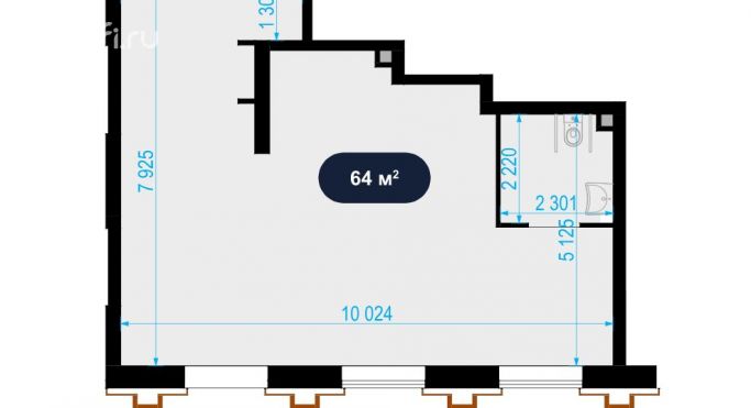Аренда помещения свободного назначения 64 м², Выборгская улица - фото 3