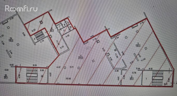 Аренда помещения свободного назначения 540 м², улица Архитектора Власова - фото 2