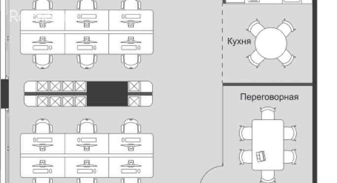 Продажа офиса 129.9 м², 3-я Хорошёвская улица - фото 1