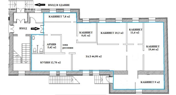 Аренда помещения свободного назначения 673 м², Подсосенский переулок - фото 3