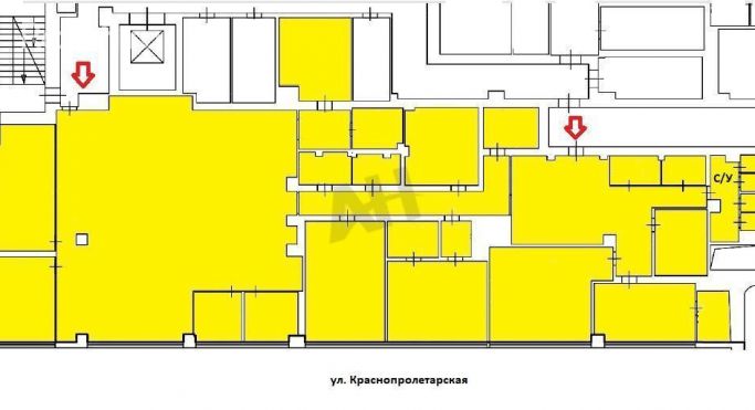 Аренда офиса 616 м², Краснопролетарская улица - фото 2