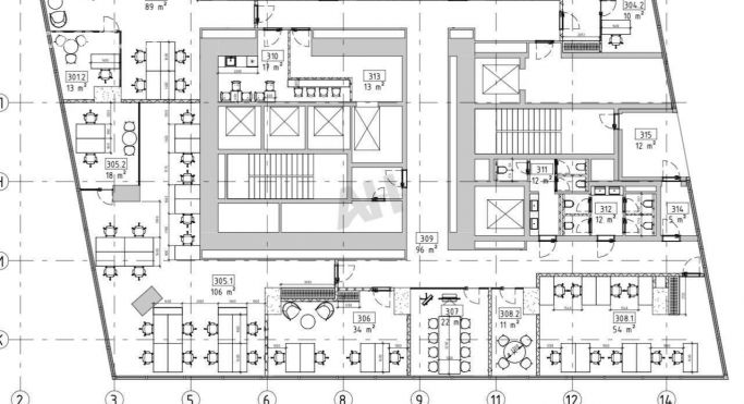 Аренда офиса 650 м², Мосфильмовская улица - фото 2