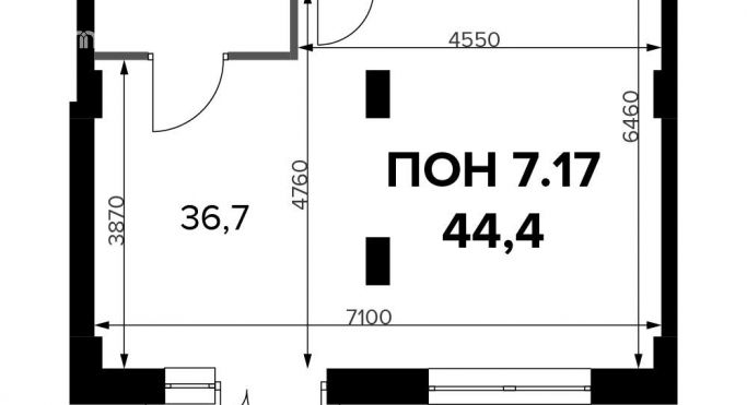 Продажа помещения свободного назначения 44.4 м², Ленинградское шоссе - фото 1