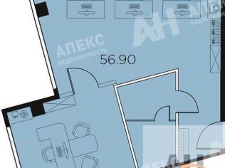 Продажа помещения свободного назначения 57 м²