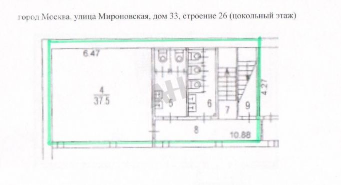 Аренда помещения свободного назначения 363 м², Мироновская улица - фото 2