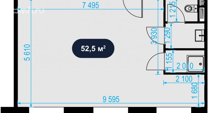 Продажа помещения свободного назначения 52.5 м², Отрадная улица - фото 2