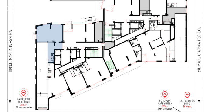 Аренда торгового помещения 83.4 м², бульвар Генерала Карбышева - фото 3