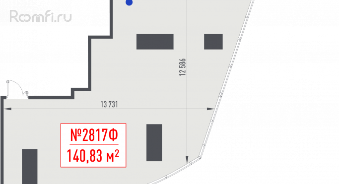 Продажа офиса 140.8 м², 1-й Красногвардейский проезд - фото 1