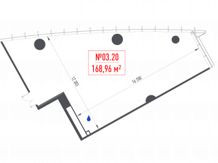Продажа офиса 169 м²