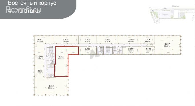 Аренда офиса 264 м², Жуковский путепровод - фото 2