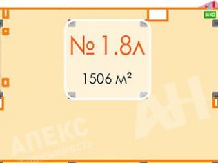 Продажа помещения свободного назначения 1506 м²
