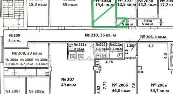 Аренда офиса 22 м², Золоторожская улица - фото 2