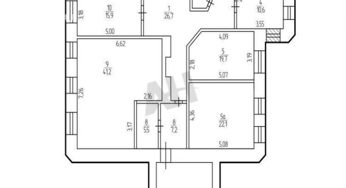 Аренда офиса 171 м², Яузский бульвар - фото 2