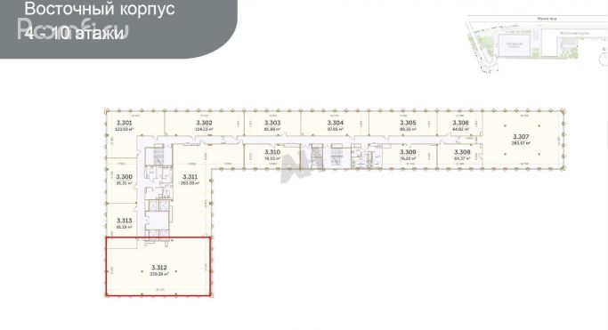 Аренда офиса 331 м², Жуковский путепровод - фото 2