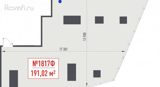 Продажа офиса 191 м², 1-й Красногвардейский проезд - фото 1