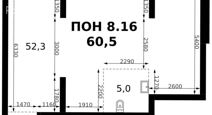 Продажа помещения свободного назначения 60.5 м², Монтажная улица - фото 1