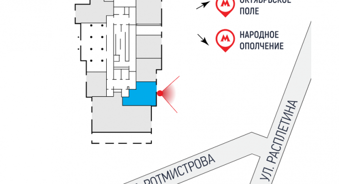 Аренда торгового помещения 46.3 м², улица Ротмистрова - фото 4