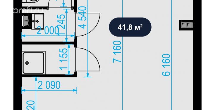 Продажа помещения свободного назначения 41.8 м², Отрадная улица - фото 2