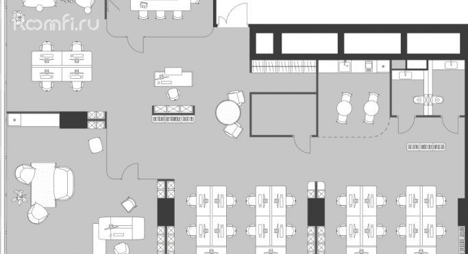 Продажа офиса 255.5 м², 3-я Хорошёвская улица - фото 1