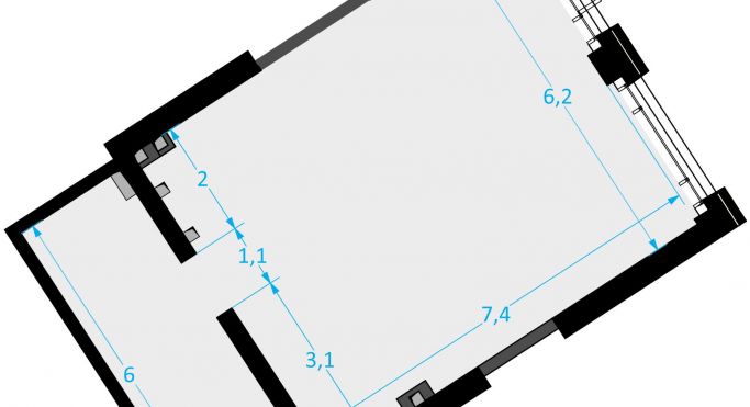 Продажа торгового помещения 57.7 м², улица Народного Ополчения - фото 2