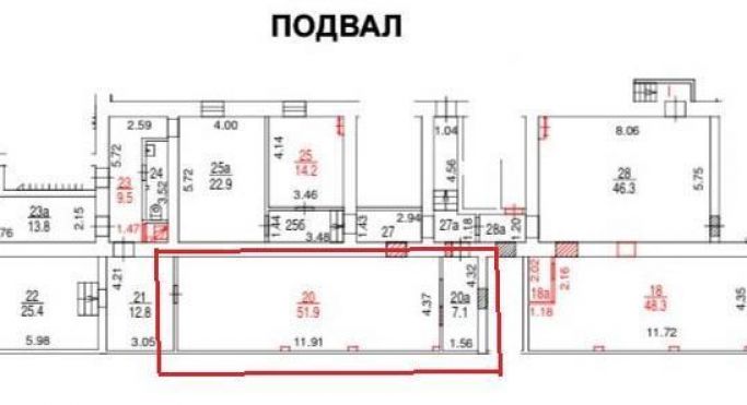 Аренда помещения свободного назначения 180 м², улица Марии Ульяновой - фото 1
