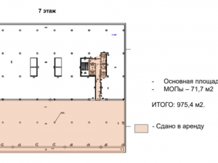 Продажа офиса 975 м²