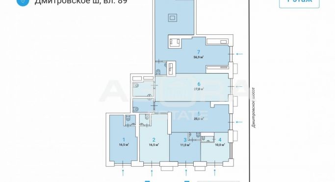 Продажа торгового помещения 56.9 м², Дмитровское шоссе - фото 3