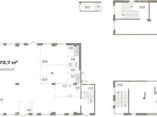 Продажа помещения свободного назначения 574 м²
