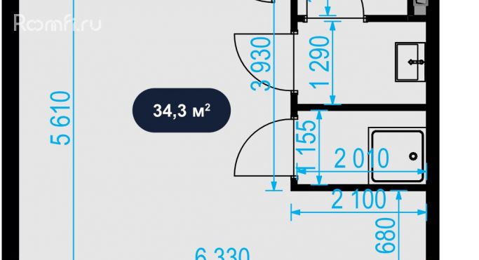Продажа помещения свободного назначения 34.3 м², Отрадная улица - фото 4