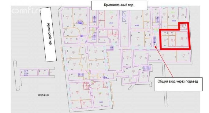 Продажа помещения свободного назначения 59 м², Армянский переулок - фото 3