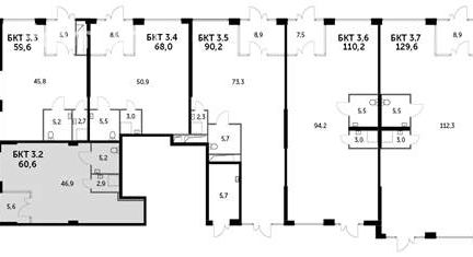 Аренда помещения свободного назначения 60.6 м², улица Шеногина - фото 2